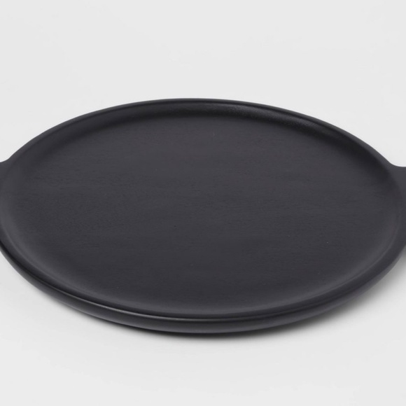 Threshold Acacia Modern Serving Tray -Black - Picture 2 of 3